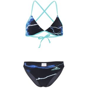 Aquafeel flash sun bikini black/blue l - uk36