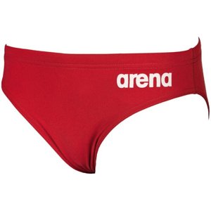 Chlapčenské plavky arena solid brief junior red 24