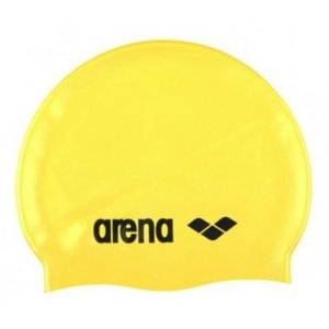 Plavecká čiapka arena classic silicone cap žltá