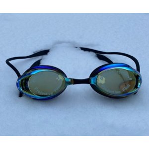 Plavecké okuliare borntoswim freedom mirror swimming goggles modrá
