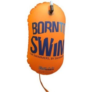 Plavecká bójka borntoswim swimmer's tow buoy oranžová