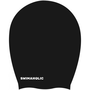 Plavecká čiapka pre dlhé vlasy swimaholic rasta cap čierna