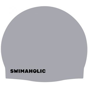 Plavecká čiapka swimaholic seamless cap sivá
