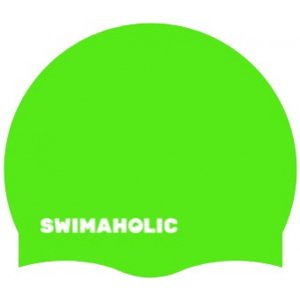 Detská plavecká čiapka swimaholic classic cap junior zelená