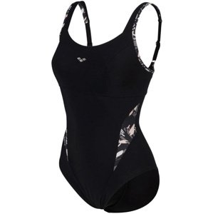 Arena bodylift swimsuit francy strap back black/white/multi m - uk34