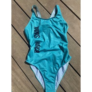 Borntoswim swimsuit turquoise l - uk36