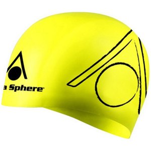 Plavecká čiapočka aqua sphere tri cap žlto/čierna